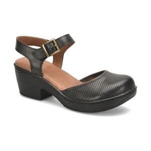 b.o.c.‎ Women's Stone II Comfort Leather Black Wedge Size 11 Mary-Jane Boho